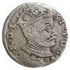 trojak 1581, Wilno, bardzo rzadki typ monety - z