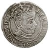 grosz 1581, Ryga, rzadki typ monety - na rewersie herby Rzeczpospolitej i pełna data poniżej, Gerb..