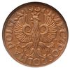 2 grosze 1937, Warszawa, Parchimowicz 102.l, moneta w pudełku NGC z notą MS65 RD, wyśmienite z nat..
