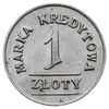 1 złoty Spółdzielni 8 Pułku Ułanów Księcia Józefa Poniatowskiego, aluminium, Bartoszewicki 107.5 (..