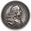 August III, medal bez daty, sygnowany F A Schega, wybity w 1747 r. z okazji ślubu Maksymiliana III..