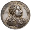 Jan III Sobieski - medal z pocztu królewskiego autorstwa J. J. Reichla po 1792 r., Aw: Popiersie J..