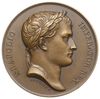 Napoleon Bonaparte - utworzenie Księstwa Warszawskiego, medal autorstwa Andrieu i Breneta 1807 r.,..