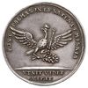 Fryderyk II - medal na zawarcie pokoju w Dreźnie 24.12.1745, sygnowany G.W.K(ittel)., Aw: Orzeł pr..
