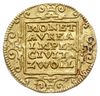 Zwolle, dukat 1653, z tytulaturą cesarza Ferdynanda II, Purmer Zw08, Delm. 1132 (R), złoto 3.47 g,..