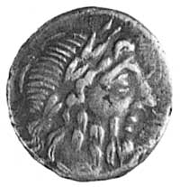 quinar- Cn. Lentulus Clodianus (88 p.n.e.), Aw: Głowa Jupitera w prawo, Rw:Victoria koronująca tro..