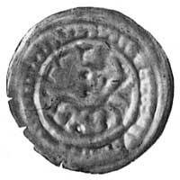 brakteat hebrajski, Popiersie w hełmie z gałązką na prawym ramieniu, Kop.XVI-RR-, Str.115b