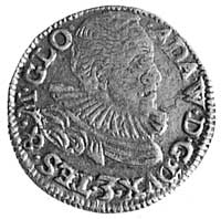 trojak 1597, Cieszyn, Aw: Popiersie Adama Wacława i napis, Rw: Data i napis, Kop.III.2 -RR-
