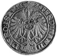 talar 1628, Aw: Orzeł cesarski i tytulatura Ferdynanda II, Rw: Herb Magdeburgai napis, Dav.5516