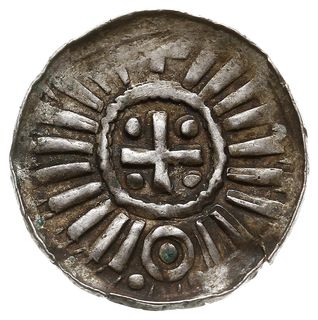 denar krzyżowy ze świątynią, typ I, Aw: Świątyni