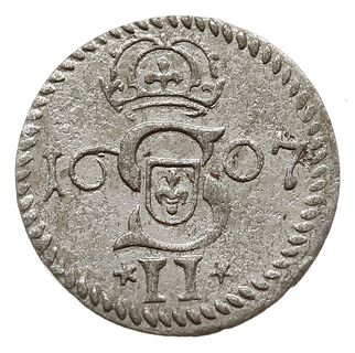dwudenar 1607, Wilno, odmiana z herbem Bogoria b