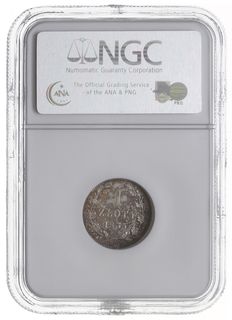 1 złoty 1835, Wiedeń, Plage 294, moneta w pudełku NGC z certyfikatem MS 63, patyna, wyśmienity egzemplarz,  moneta z aukcji WCN 58 poz. 563