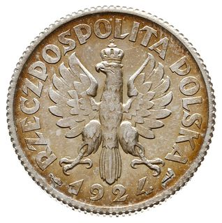 1 złoty 1924, Paryż, Kobieta z kłosami, róg i po