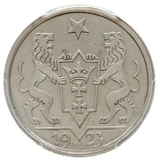 gulden 1923, Utrecht, Koga”, Jaeger D.7, Parchimowicz 61a, moneta w pudełku PCGS z oceną PR62,  pięknie zachowany