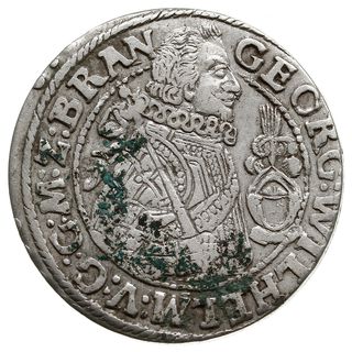 ort 1622, Królewiec, Olding 39b, Slg. Marienburg 1417 - ale bez znaku menniczego na awersie, Vossberg 1486, resztki grynszpanu, ale rzadszy typ monety