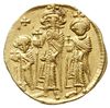 solidus, 632-635, Konstantynopol, Aw: Trzej cesa