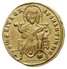 solidus 921-931, Konstantynopol, Aw: Chrystus siedzący na tronie na wprost, IHS XPS REX REGHAHTIЧM..