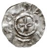 denar Krzyż z kulką w kącie / Krzyż, Dbg 902a, Kluge 256, srebro 1.01 g, gięty