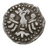 denar ok. 1325-1333, Aw: Hełm rycerski z pióropuszem, Rw: Orzeł heraldyczny z głową w prawo,  BRP ..