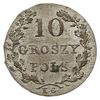 10 groszy 1831, Warszawa, odmiana z zagiętymi ła