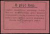 Sieradz, Komitet Obywatelski, 5 i 10 kopiejek 10.08.1914, oba bez podpisów- blankiety, oraz 50 kop..