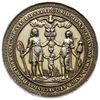 medal autorstwa Jana Höhna starszego z serii tzw. profanum, połowa XVII w., Aw: Dwie postacie - mę..