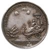 medal zaślubinowy królewicza Fryderyka Augusta z Marią Józefą z 1719 roku, niesygnowany, Aw: Napis..