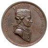 medal autorstwa Loosa z 1788 roku wybity z okazji przelotu balonem Jean Pierre Francois Blancharda..