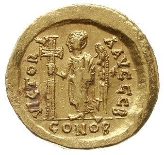 solidus 491-518, Konstantynopol; Aw: Popiersie c