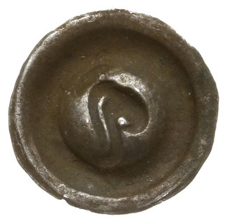 Śląsk, brakteat zredukowany, XIII/XIV w.; Głowa 