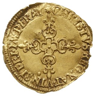 ecu d’or 1588 T, Nantes; złoto 3.31 g; Duplessy 