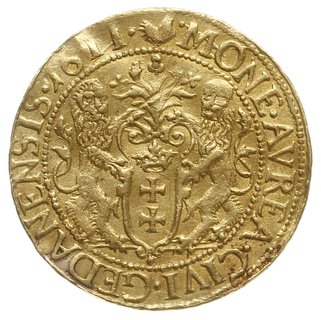 dukat 1611, Gdańsk, Aw: Popiersie króla w prawo 