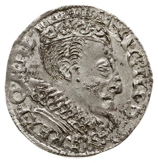 trojak 1596, Bydgoszcz, duża głowa króla, na rew