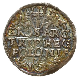 trojak 1596, Wschowa, odmiana z napisem SIG III i końcówką POLONIA