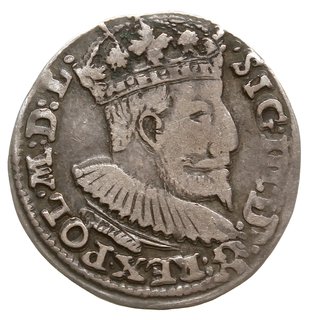 trojak 1595, Lublin, na awersie SIG III... M D L