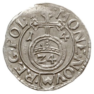 półtorak 1614, Kraków, odmiana z Orłem na awersie, na rewersie haki
