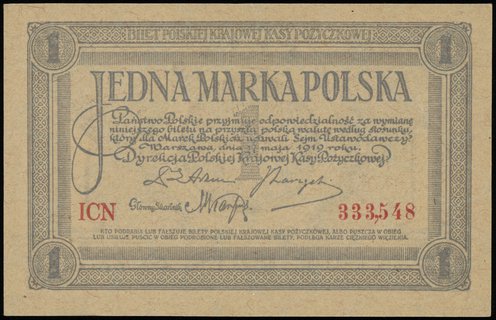 1 marka polska 17.05.1919