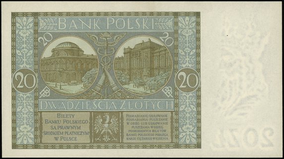 20 złotych 1.09.1929