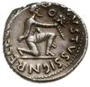 mennictwo P. Petroniusza Turpilianusa, denar 19-18 pne, Rzym; Aw: Popiersie bogini Feronii w diade..
