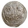 denar z lat 1157-1166; Aw: Popiersie księcia na wprost trzymającego miecz, w obu polach +, BOLEZLA..