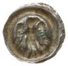 Wielkopolska?, brakteat, koniec XIII w.; Orzeł heraldyczny z uniesionymi skrzydłami i głową w lewo..