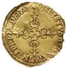 ecu d’or 1588 T, Nantes; złoto 3.31 g; Duplessy 1121A, Fr. 386; bez wytarć z obiegu, pięknie zacho..