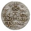trojak 1586, Ryga, duża głowa króla; Iger R.86.1.a (R), Gerbaszewski 17a