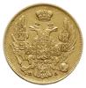 3 ruble = 20 złotych 1834 П-Д / СПБ, Petersburg; złoto 3.89 g; Plage 299, Bitkin 1075 (R), H.Cz. 4..