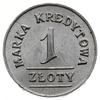Kraków Rakowice- 1 złoty Spółdzielni 8 Pułku Ułanów Księcia Józefa Poniatowskiego; aluminium;  Bar..