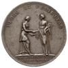 Friedrich August III. (I) 1763-1806-1827, Hołd miasta Budziszyn - medal sygnowany J. L. Stockmar, ..