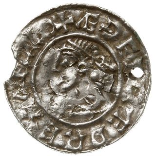 denar typu small cross, 1009-1017, mennica Lydford, mincerz Bruma