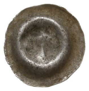 brakteat guziczkowy, początek XIV w.; Łeb barana