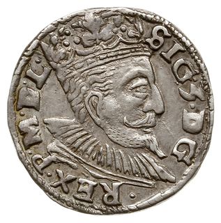 trojak 1597, Lublin; odmiana bez znaku mincerski