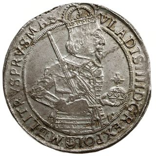 talar 1635, Bydgoszcz; Aw: Półpostać króla w pra